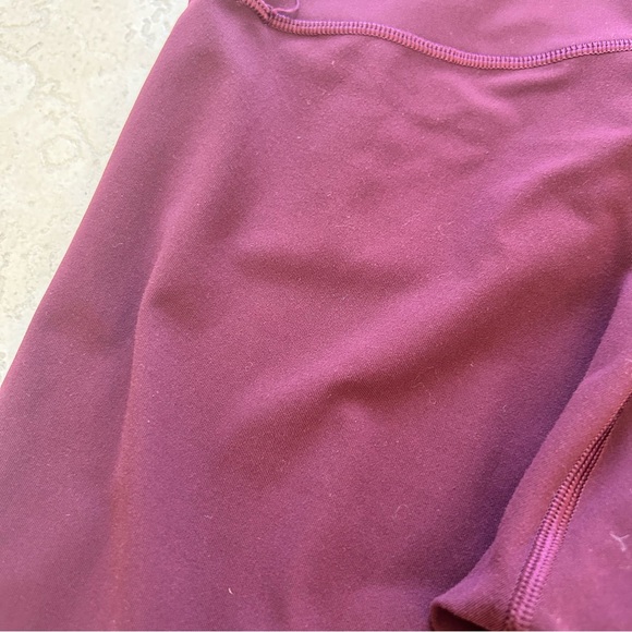 Lululemon Leggings Womens 8 Align High Rise Soft Yoga In Nulu Maroon - Picture 2 of 5